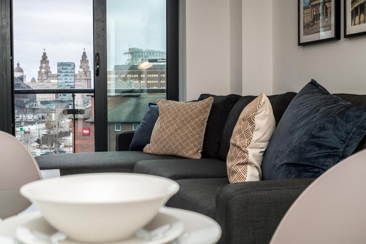 Host Apartments - Contemporary 3 Bed Apt With Balcony - Perfect For Long Stays Liverpool Zewnętrze zdjęcie