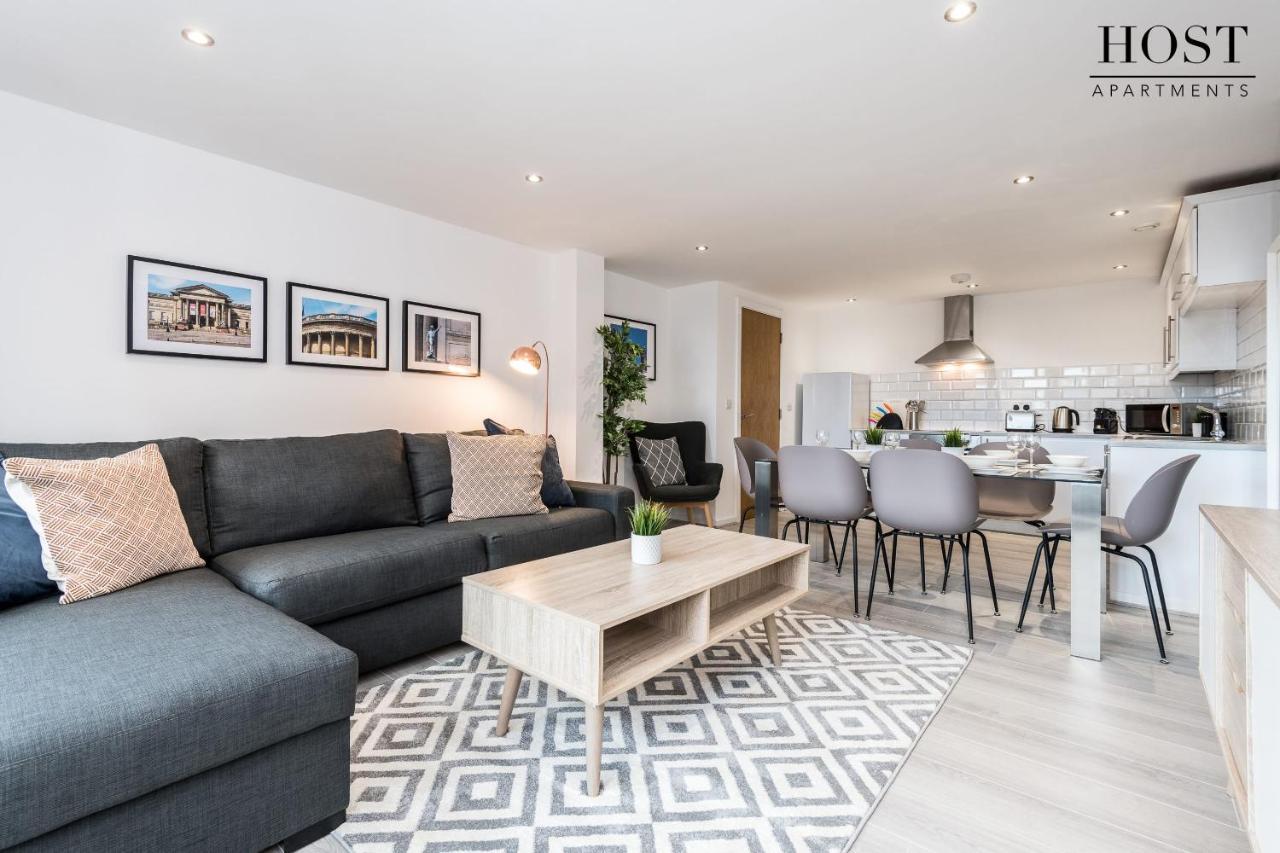 Host Apartments - Contemporary 3 Bed Apt With Balcony - Perfect For Long Stays Liverpool Zewnętrze zdjęcie