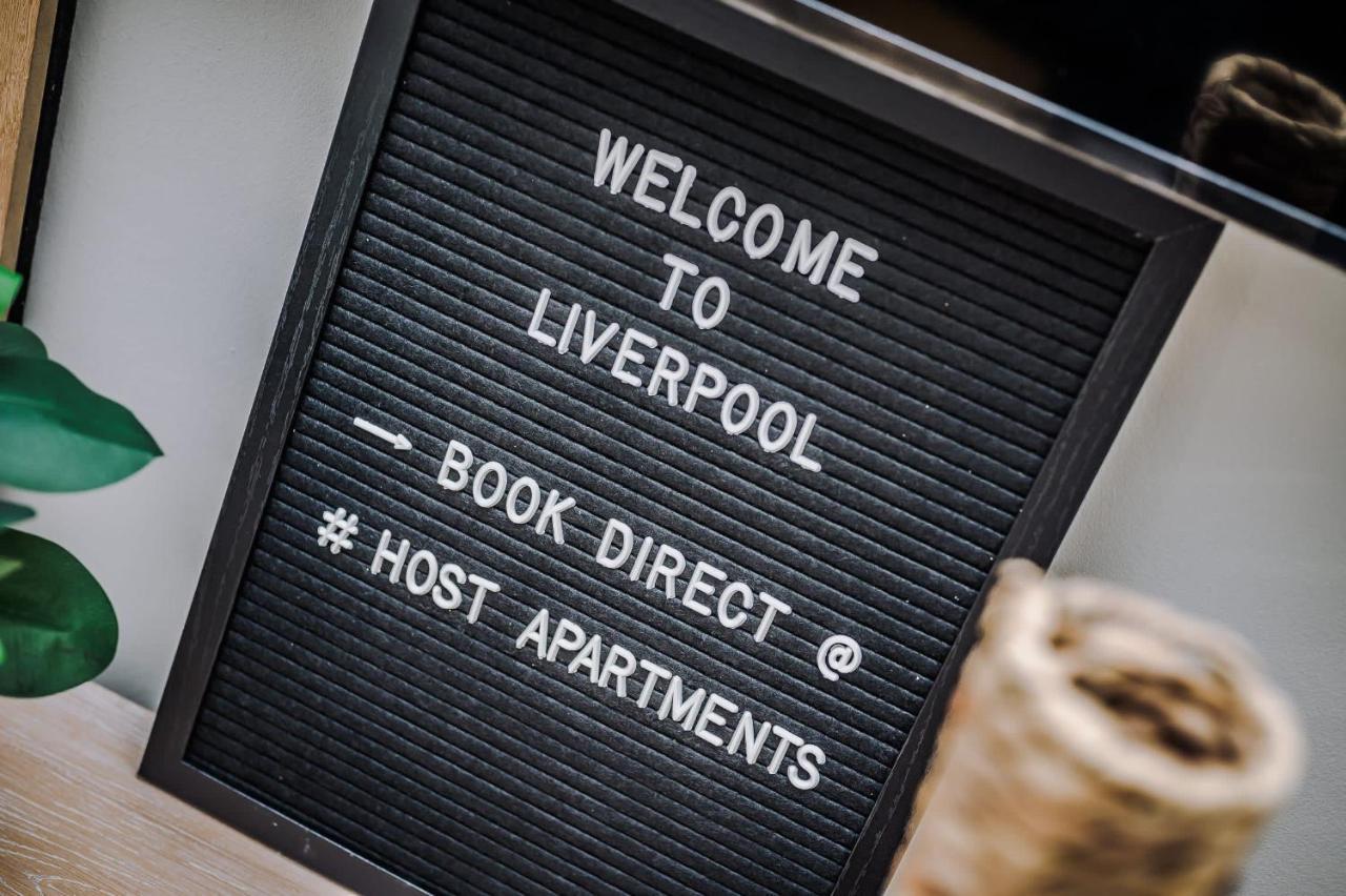 Host Apartments - Contemporary 3 Bed Apt With Balcony - Perfect For Long Stays Liverpool Zewnętrze zdjęcie